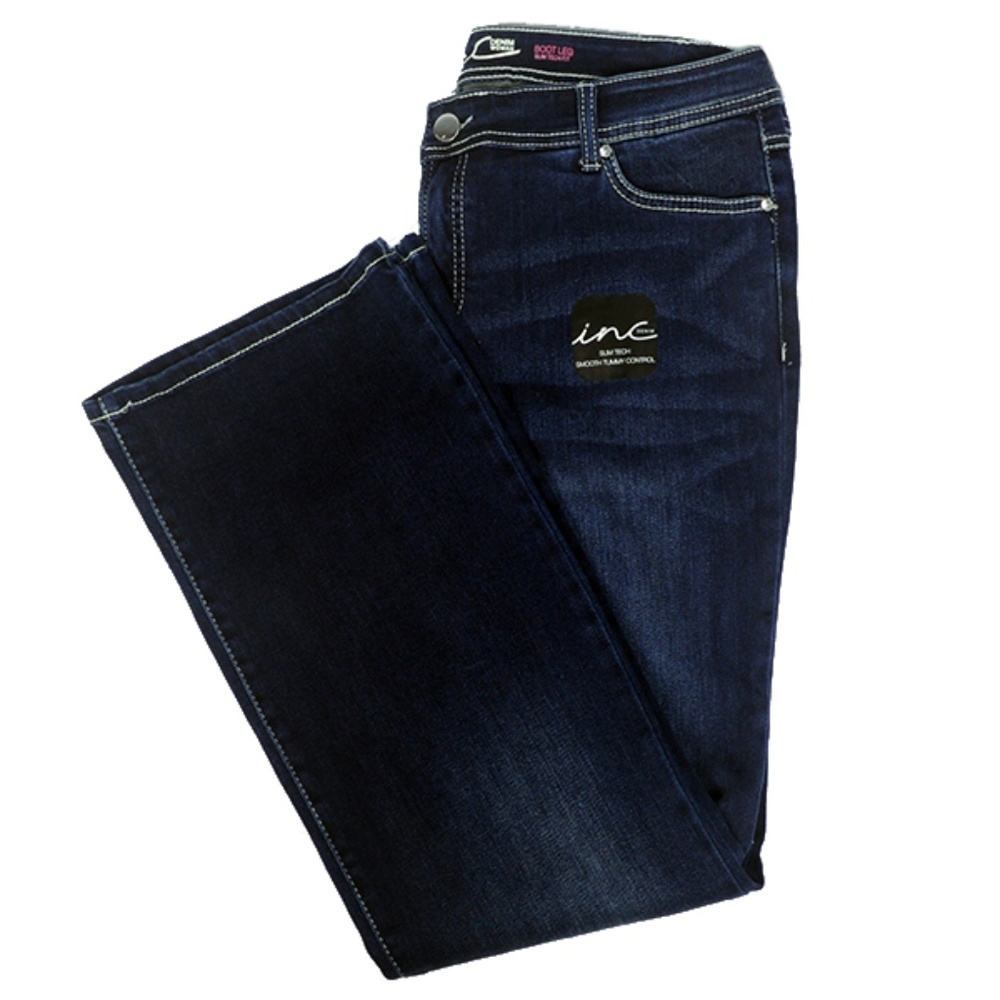 INC. Curvy-Fit 5-Pocket Bootcut Jeans